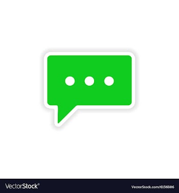 Icon sticker realistic design on paper thinking vector image