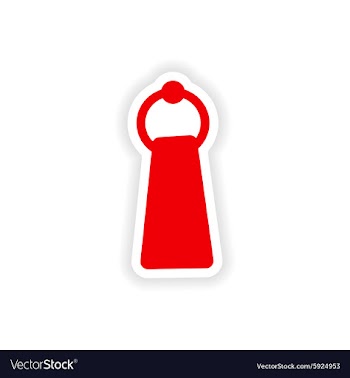 Icon sticker realistic design on paper towel vector image