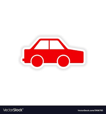 Icon sticker realistic design on paper toy machine vector image