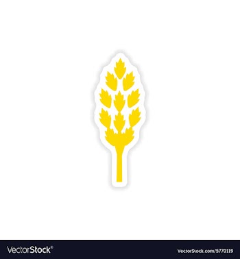 Icon sticker realistic design on paper tree vector image