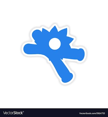Icon sticker realistic design on paper vanilla vector image