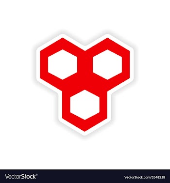 Icon sticker realistic design on paper vector image