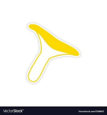 Icon sticker realistic design on paper vector image