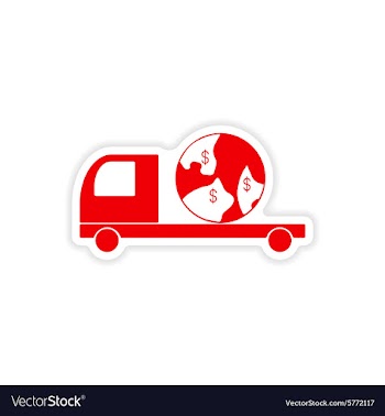 Icon sticker realistic design on paper vector image
