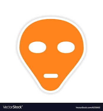 Icon sticker realistic design on paper vector image