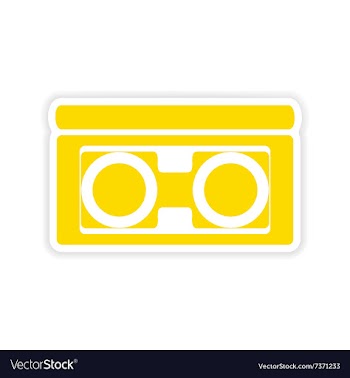 Icon sticker realistic design on paper vector image