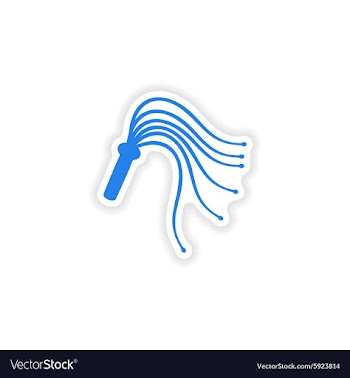 Icon sticker realistic design on paper whip vector image