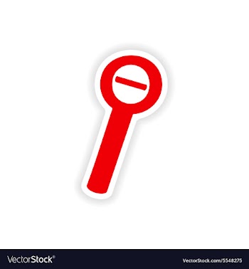 Icon sticker realistic design on paper zoom vector image