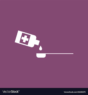 Icon syrup dose vector image