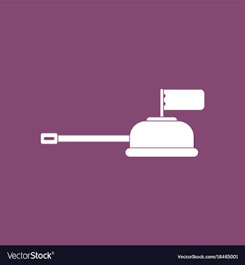Icon tank main gun vector image