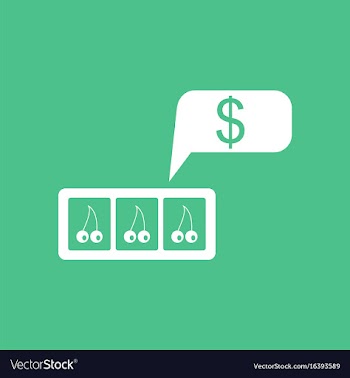 Icon three cherries equal money vector image
