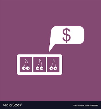 Icon three cherries equal money vector image
