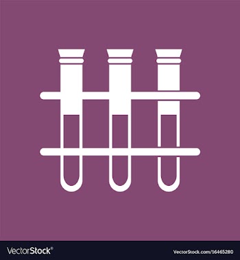 Icon three test tube vector image