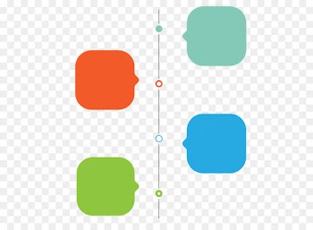 Icon - Timeline-up dialog PPT decorative pattern 