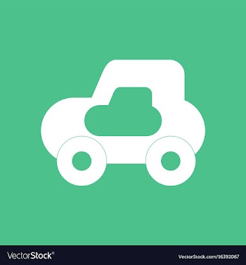 Icon toy car vector image