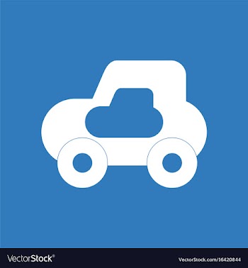 Icon toy car vector image