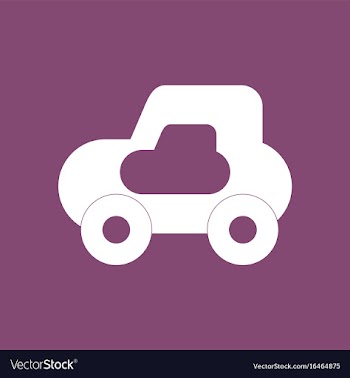 Icon toy car vector image