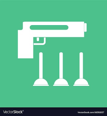 Icon toy gun vector image