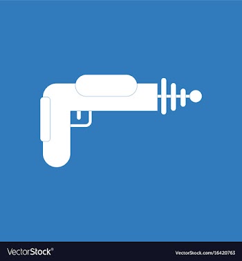 Icon toy gun vector image