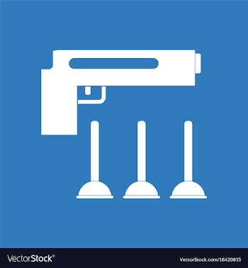Icon toy gun vector image