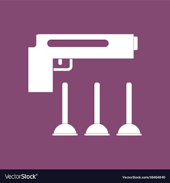 Icon toy gun vector image