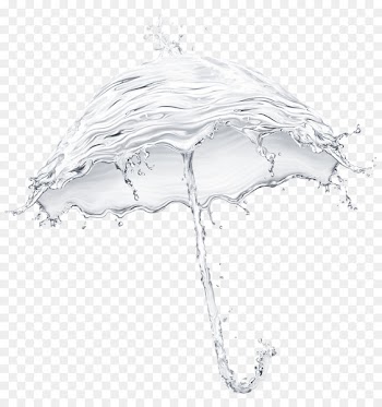 Icon - Transparent water umbrella effect elements 