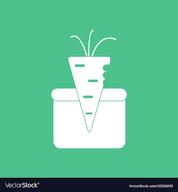 Icon turnip in soil vector image