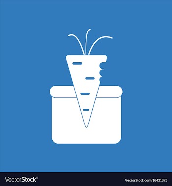 Icon turnip in soil vector image