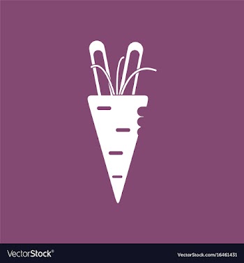 Icon turnip plant vector image