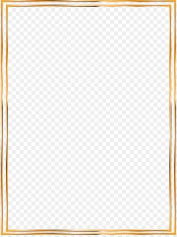 Icon - Vector Gold Line border 