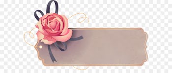 Icon - Vector hand-painted roses tag 