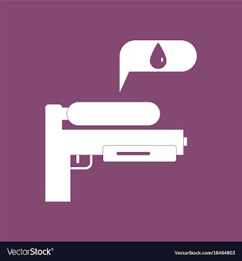 Icon water gun vector image
