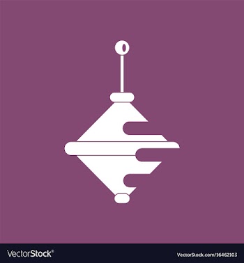 Icon whirligig silhouette vector image