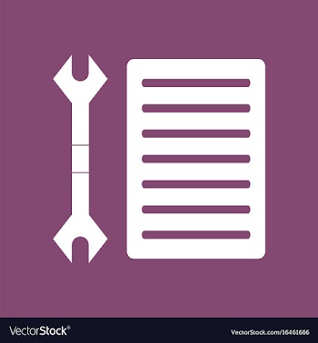 Icon wrench and grille vector image
