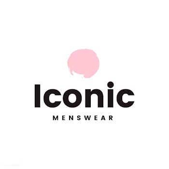 Iconic menswear logo design vector | Free stock vector - 466434