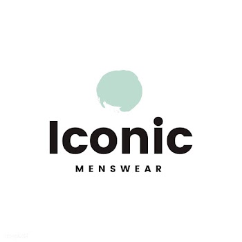 Iconic menswear logo design vector | Free stock vector - 466455