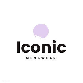 Iconic menswear logo design vector | Free stock vector - 466461
