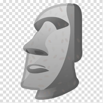 Icono Moai Gratis de Noto Emoji Objects