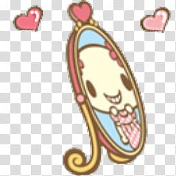 Iconos Cinnamoroll, Cinnamoroll By; MinnieKawaiitutos (), oval brown and pink frame transparent background PNG clipart