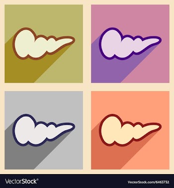 Icons of assembly gall bladder in flat style vector image