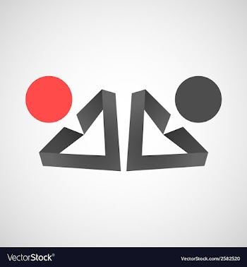 Icons of man Creative simple design vector image