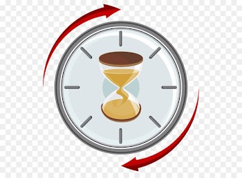 Icons, time passes, hourglass 