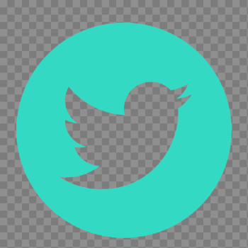 Icons Twitter Youtube Day Computer Republic Teal