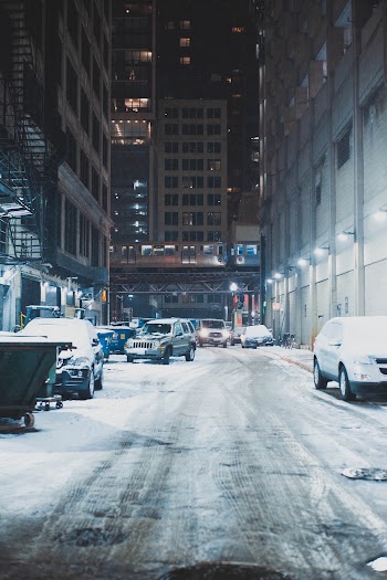 Icy Surface Road