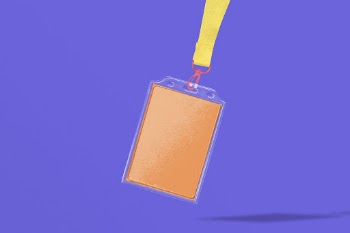 ID card tag with blank | Free Photo - rawpixel