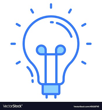 idea bulb icon for graphic and web design