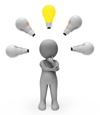  Idea Lightbulb Shows Power Sources And Character 3d Rendering 