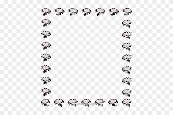 Ideal Jpeg Transparent Background Counting Sheep Border - Sheep Borders Clip Art