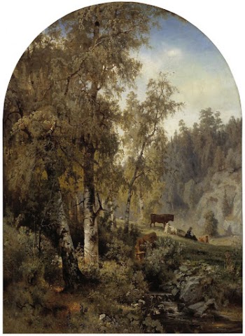 Ideal landscape, 1860, Werner Holmberg | Free Photo - rawpixel