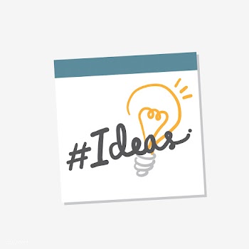 Ideas and light bulb illustration | Free stock vector - 412471